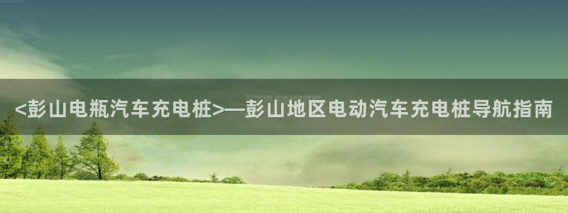 威廉和澳门：<彭山电瓶汽车充电桩>—彭山地区电动汽车充电桩导航指南