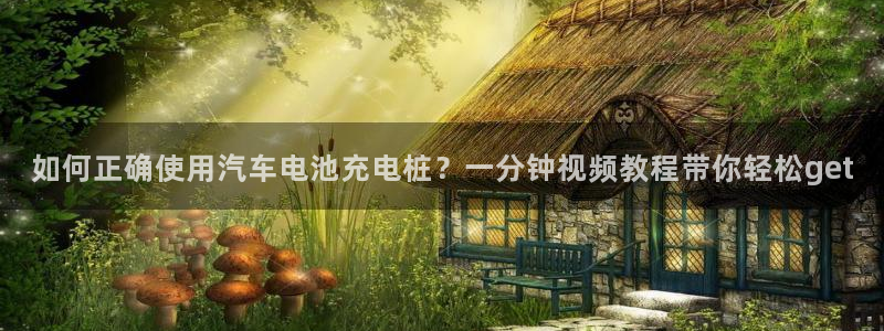 威廉希尔和立博心得：如何正确使用汽车电池充电桩？一分钟视频教程带你轻松get