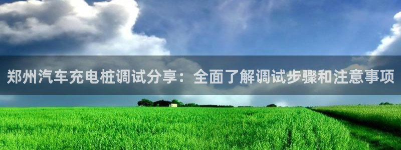 威廉希尔足球官网中国对韩国比率：郑州汽车充电桩调试分享：全面了解调试步骤和注意事项