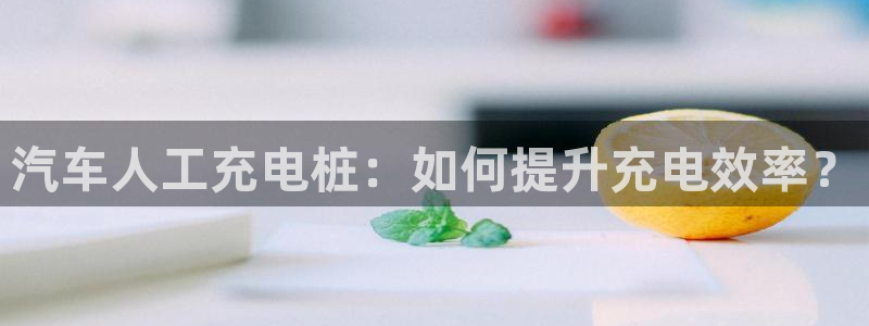 英国威廉希尔官网：汽车人工充电桩：如何提升充电效率？
