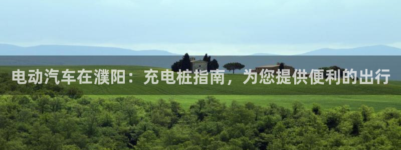 威廉希尔在中国没上线是吧：电动汽车在濮阳：充电桩指南，为您提供便利的出行
