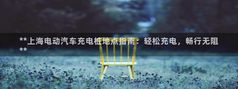 威廉希尔跑路了吗：**上海电动汽车充电桩地点指南：轻松充电，畅行无阻
**