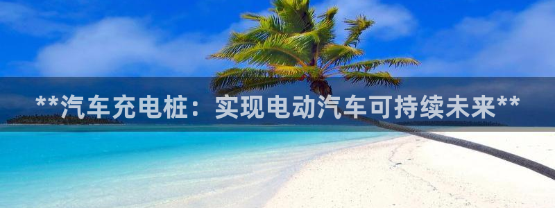 威廉的网址：**汽车充电桩：实现电动汽车可持续未来**