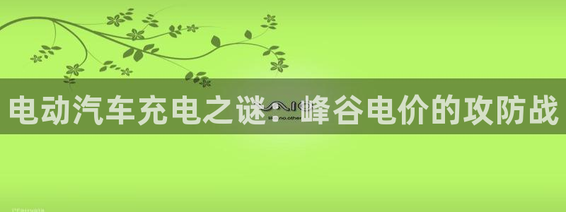 威廉希尔网页版：电动汽车充电之谜：峰谷电价的攻防战