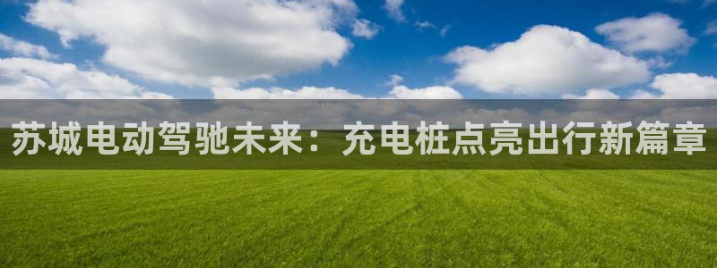 威廉希尔开盘1.50：苏城电动驾驰未来：充电桩点亮出行新篇章