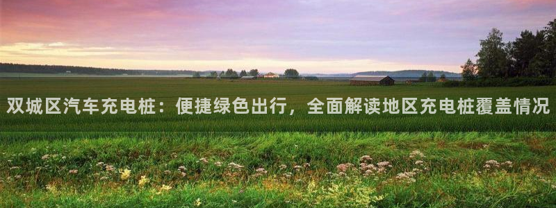 威廉打球：双城区汽车充电桩：便捷绿色出行